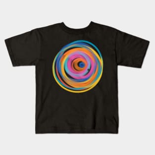 Rainbow pride abstract colourful Kids T-Shirt